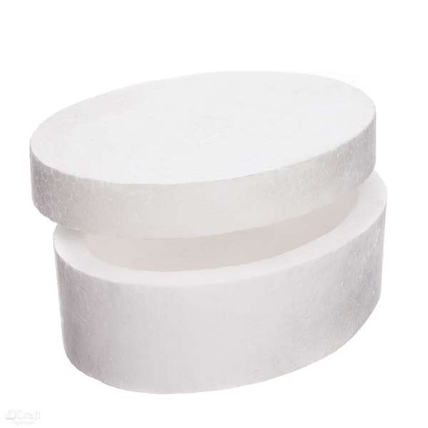 Hungarocell box ovális 15 x 11 cm (kreatív kellékek hungarocellből)