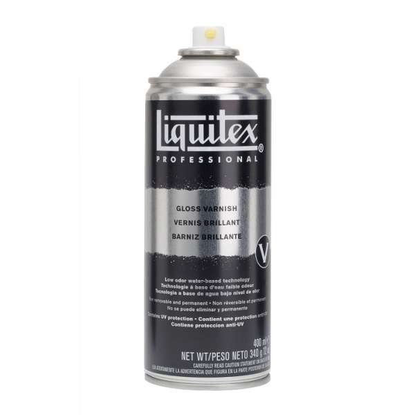Liquitex Befejező lakk spray fényes 400 ml (befejező lakk spray Liquitex)