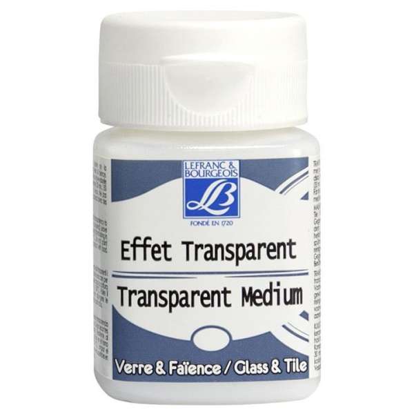 Átlátszó médium Lefranc & Bourgeois üvegfestékekre 50 ml (Hígító médium)