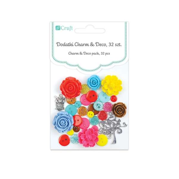 Dekoratív kellékek Charm & Deco Juicy - 32 db (Dekoratív kellékek)