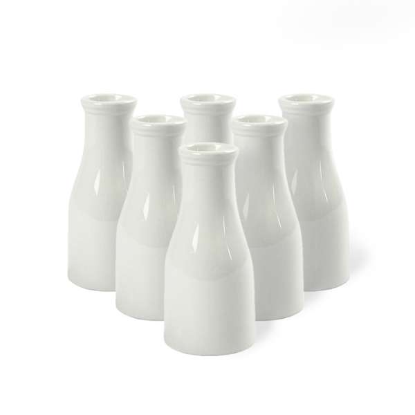 Porcelán vázák készlet 6 db - 13 cm (dekor kellékek)