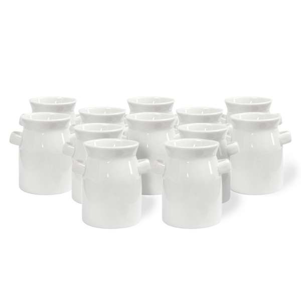 Porcelán teáskannák készlet 12 db (dekor kellékek)