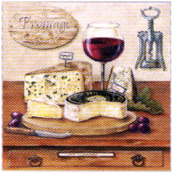 Decoupage szalvét Fromage - 1 db (decoupage szalvéták)