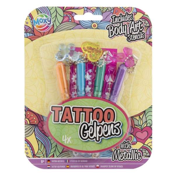 Fémes tetováló gél tollak készlet | Various Sets