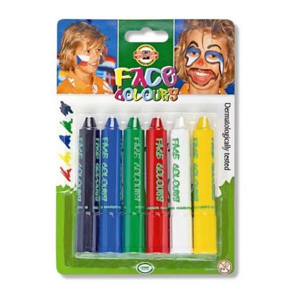 KOH-I-NOOR arcfestékek - 6 darabos készlet