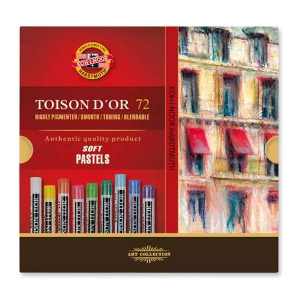 Toison D'Or puha pasztellkréta készlet / 72 db