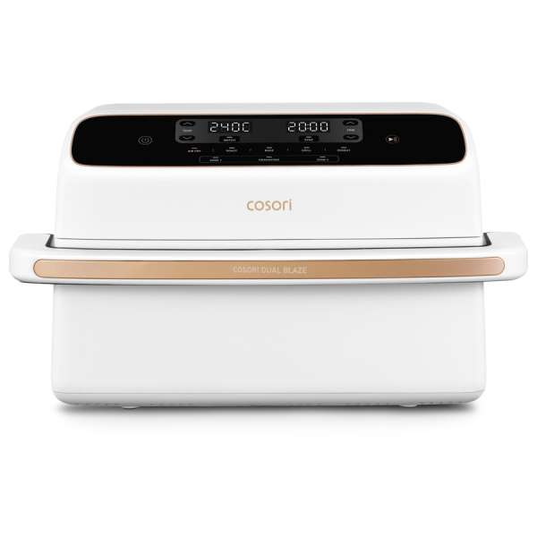 COSORI Dual Blaze TwinFry™ Compact 8.6 literes forrólevegős sütő fehér színben