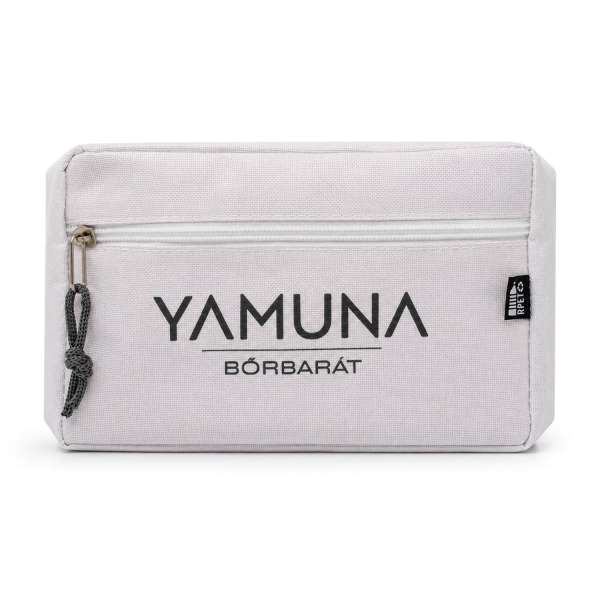 Fehér neszeszer Yamuna logóval