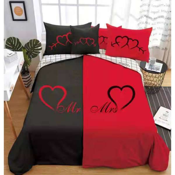 Mr és Mrs Szíves 6 részes páros ágyneműhuzat