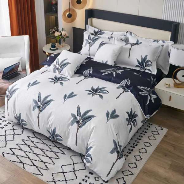 White leaf 3 részes krepp ágyneműhuzat