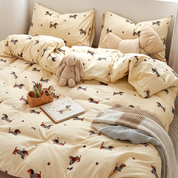 Dog party gyerek ágyneműhuzat szett - 2 részes