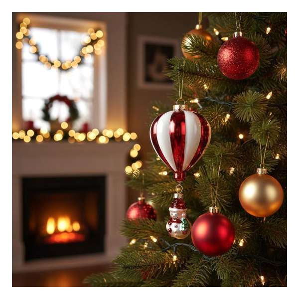 Selowei Üveg Karácsonyfadísz