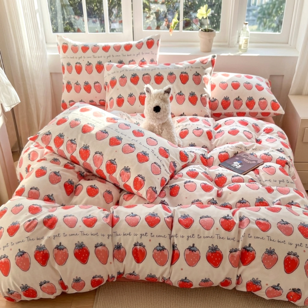 Sweet strawberry gyerek ágyneműhuzat szett - 2 részes