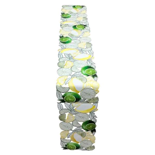 Citrus harmony citrom mintás asztali futó - 20x160 cm