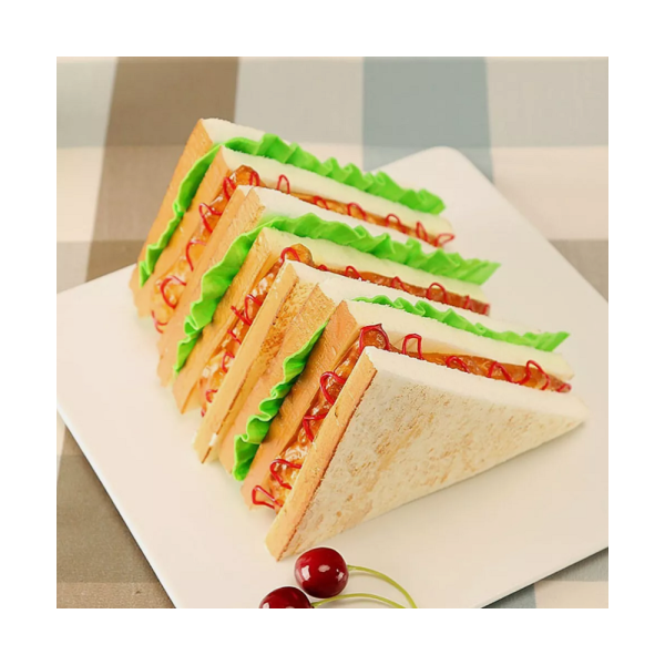 Műanyag szendvics dekoráció