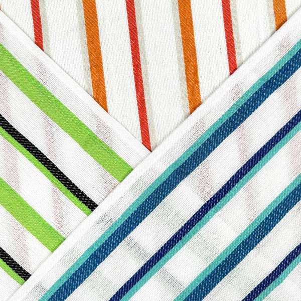 Csíkos 3 részes konyharuha szett