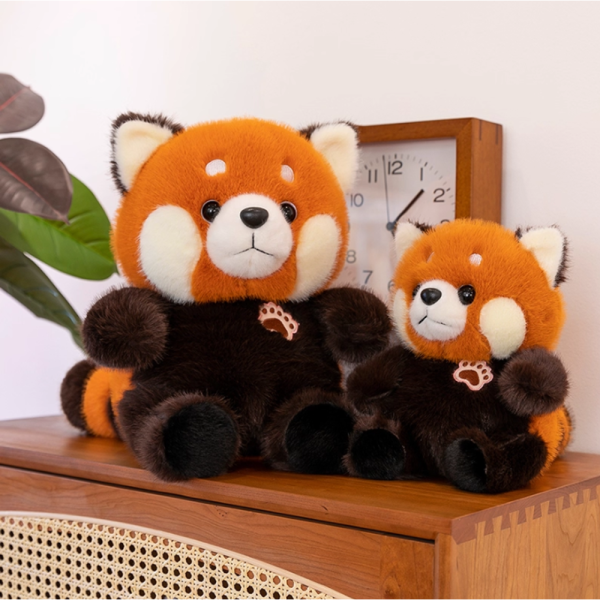 Plüss vörös panda