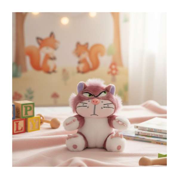 Komisz macska kulcstartó