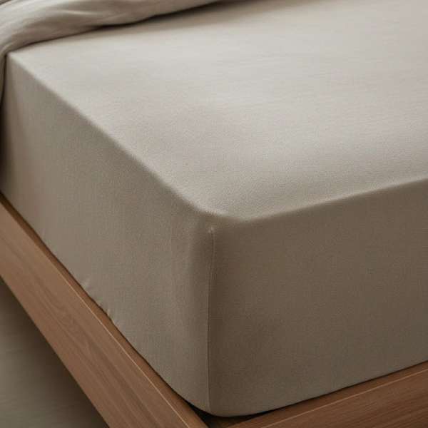 Mikroplüss drapp lepedő - 200x200 cm