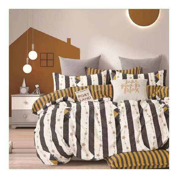 Csíkos - csillagos 3 részes ágyneműhuzat