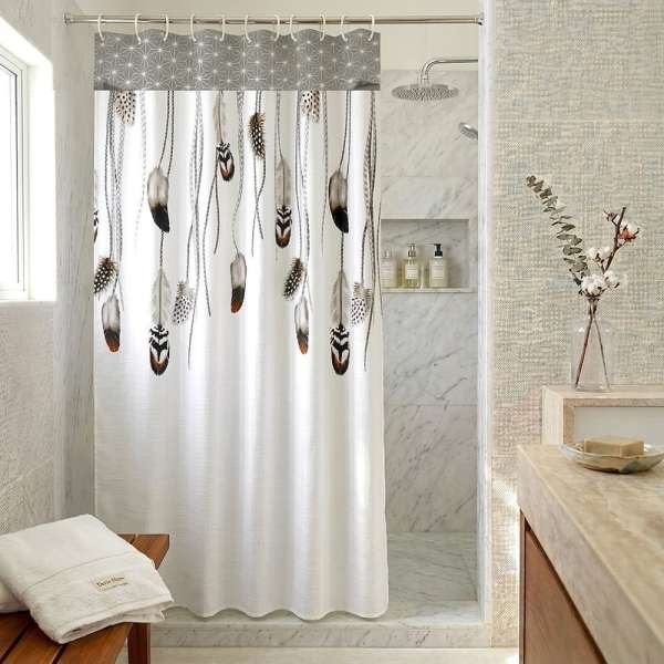 Toll mintás zuhanyfüggöny