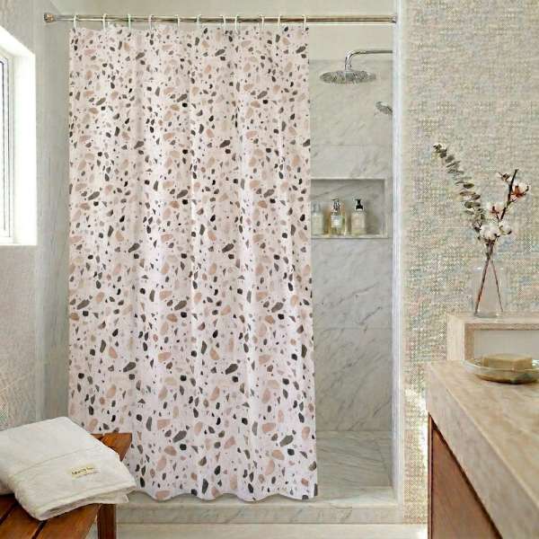 Kavics mintás zuhanyfüggöny