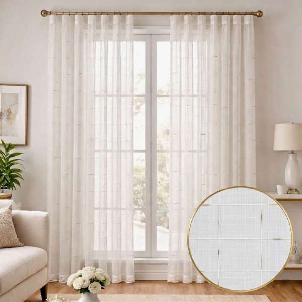 Gold thread - fényáteresztő függöny