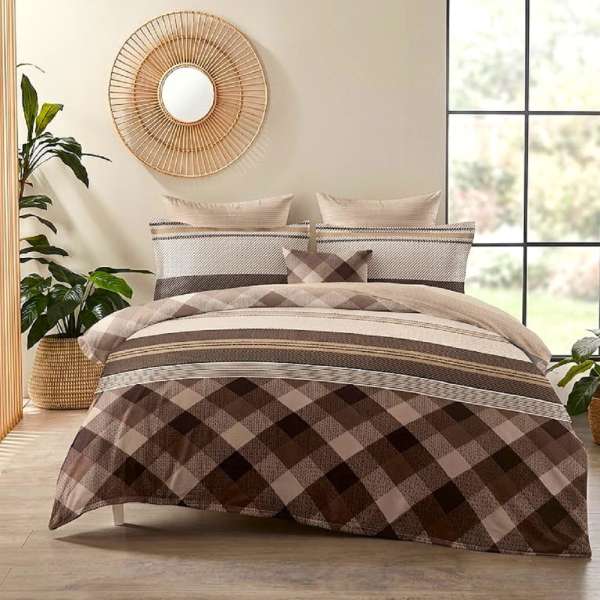 Brown band 7 részes flanel ágyneműhuzat