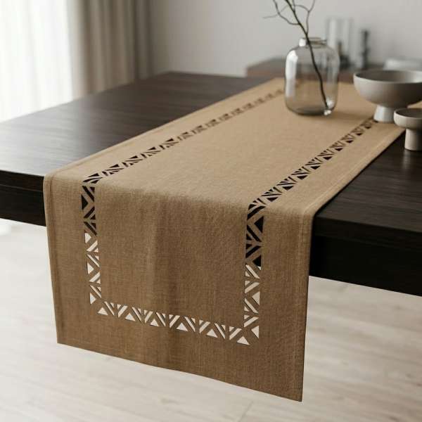 Semleges Elegancia drapp színű futó terítő 40x170cm