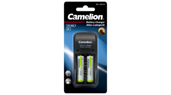 Travel Camelion Akkumulátortöltő (AA-AAA-9V) + 2x Always Ready AAA 800mAh