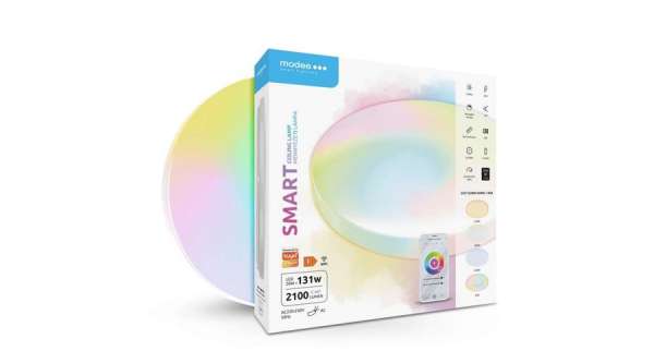Modee LED Smart (Tuya Wi-Fi) Mennyezeti Lámpa 20W 120° RGB (2100 lumen)