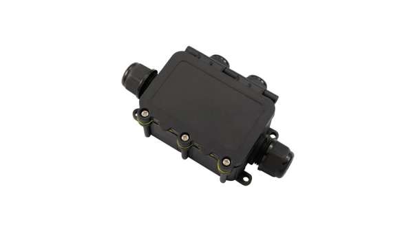 IP68 Vízálló Kötődoboz – 4 Ágas Kábelcsatlakozó, Kültéri és Ipari Használatra