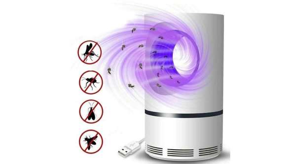 USB-s halk működésű szúnyogirtó LED fénnyel vegyszermentes, kompakt, 16 cm