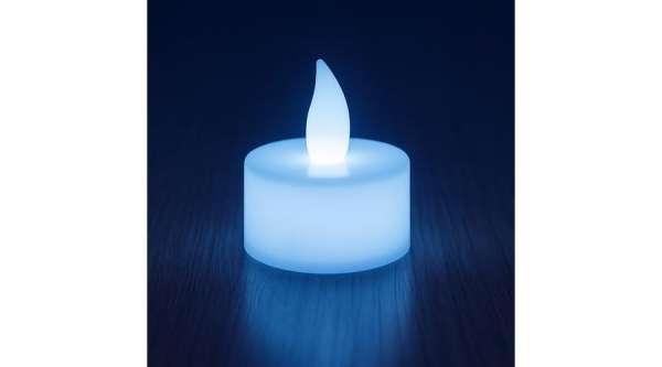 Hideg fényű LED teamécses elemmel - biztonságos és tartós hangulatvilágítás