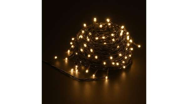 Zelux 100 led karácsonyi világítás melegfehér