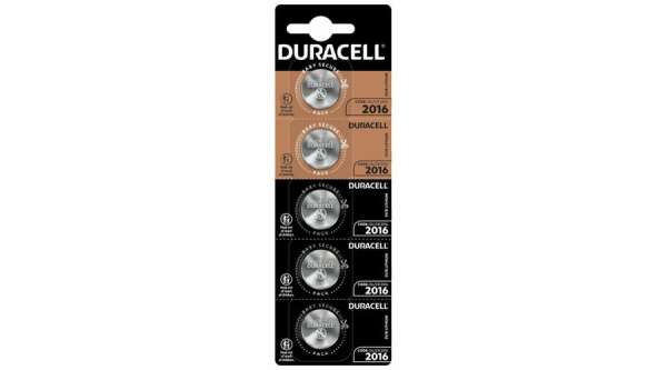 Duracell CR2016 3V-os lítium gombelem B5