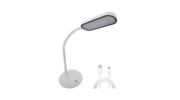 Vezeték nélküli LED asztali lámpa, érintős, dimmelhető, USB-C, 3 fényerő fokozat