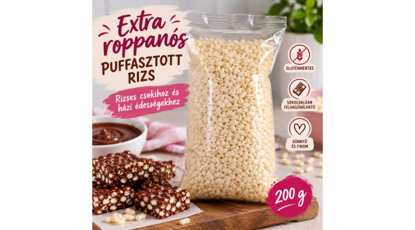 Extra roppanós Puffasztott rizs 200 g