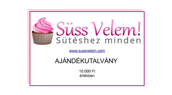10.000 Ft-os Süss Velem ajándékutalvány