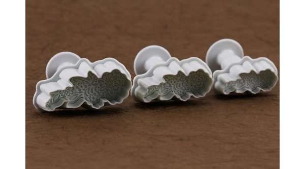 Barokk Virágos Díszítő Fondant Kiszúró Készlet – 3 Db