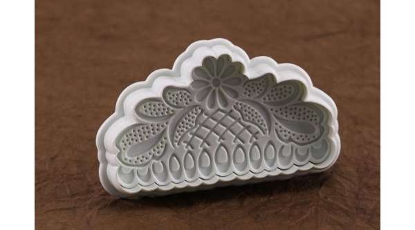 Virág mintás fondant kiszúró - Mesebeli virág forma