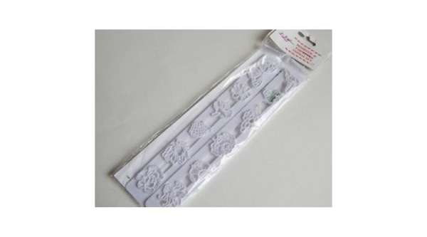 Virág és gyümölcs fondant mintázó – Cukrászati forma, könnyű használat