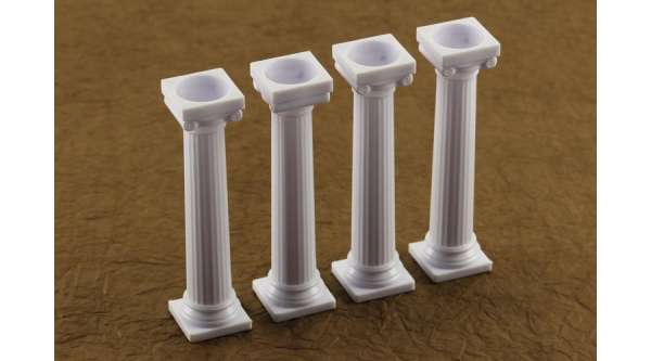 Tortaoszlop szett 4 db, 12 cm-es - profi tortakészítéshez