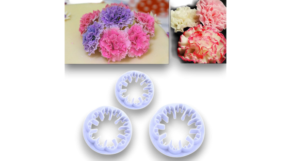 Szegfű fondant kiszúró készlet