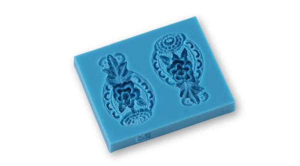 Virág dekor szilikon fondant formázó