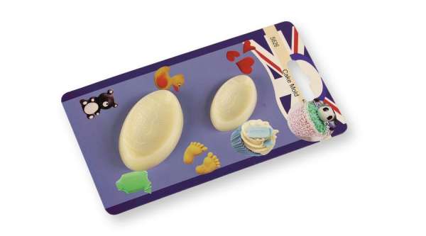 Amerikai focilabdák műanyag fondant mintázó készlet