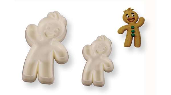 Mézeskalács emberke forma – Kiszúró szett fondanthoz