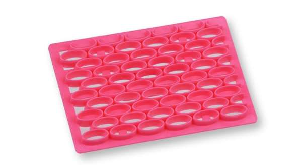 Ovális mintás fondant mintázó rács