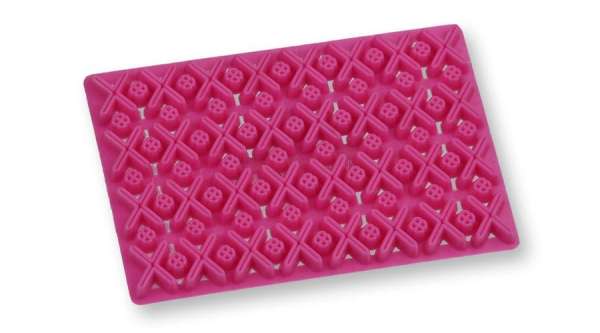 Virág és X mintás fondant mintázó rács