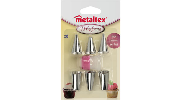 Rozsdamentes Metaltex diszítőcső készlet csatlakozóval